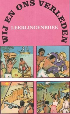 Cover Wij en ons Verleden, het huidige geschiedenislesboek in leerjaar 5