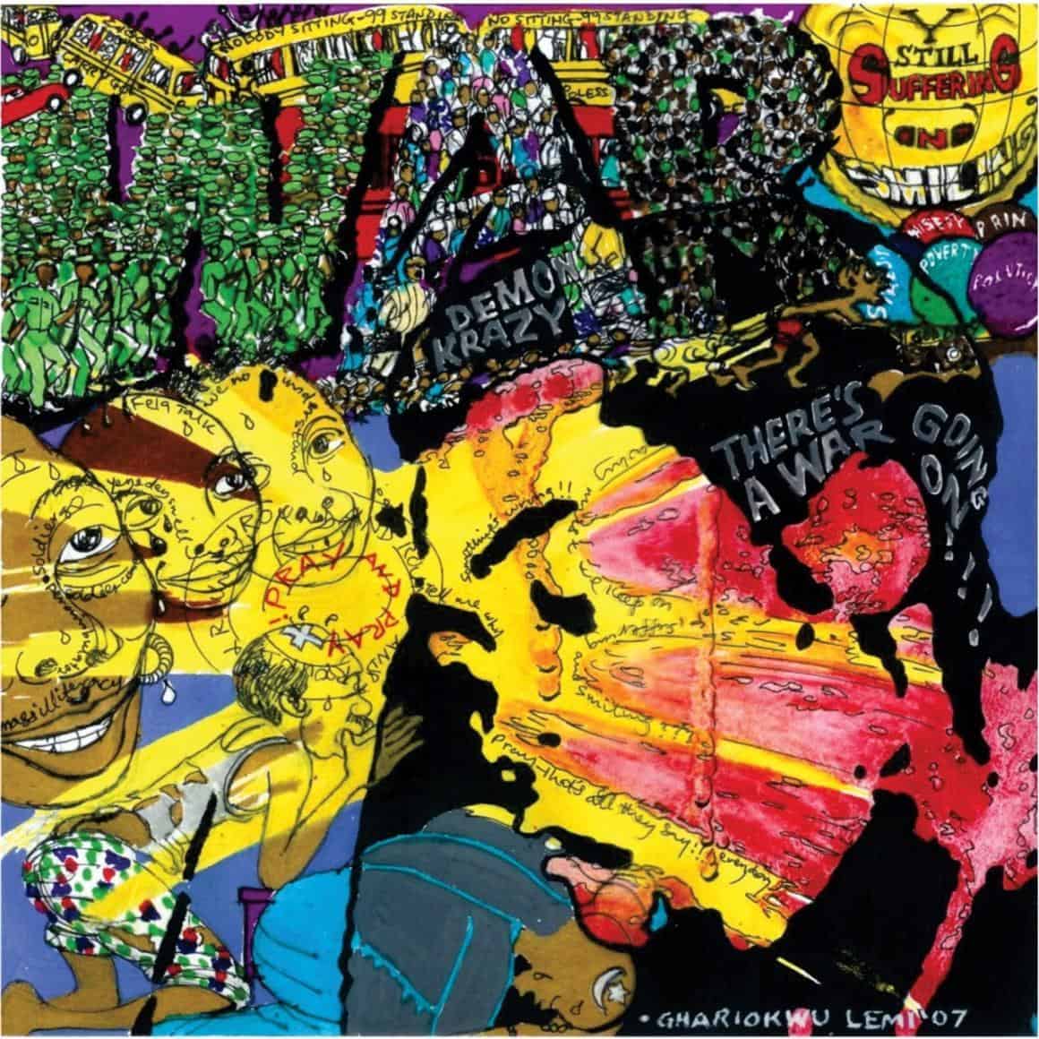 Afrologic - War Still Suffering and Smiling © Lemi Ghariokwu