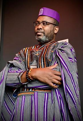 Prins Leopold Messan Ativodou van de Guin people in Togo 